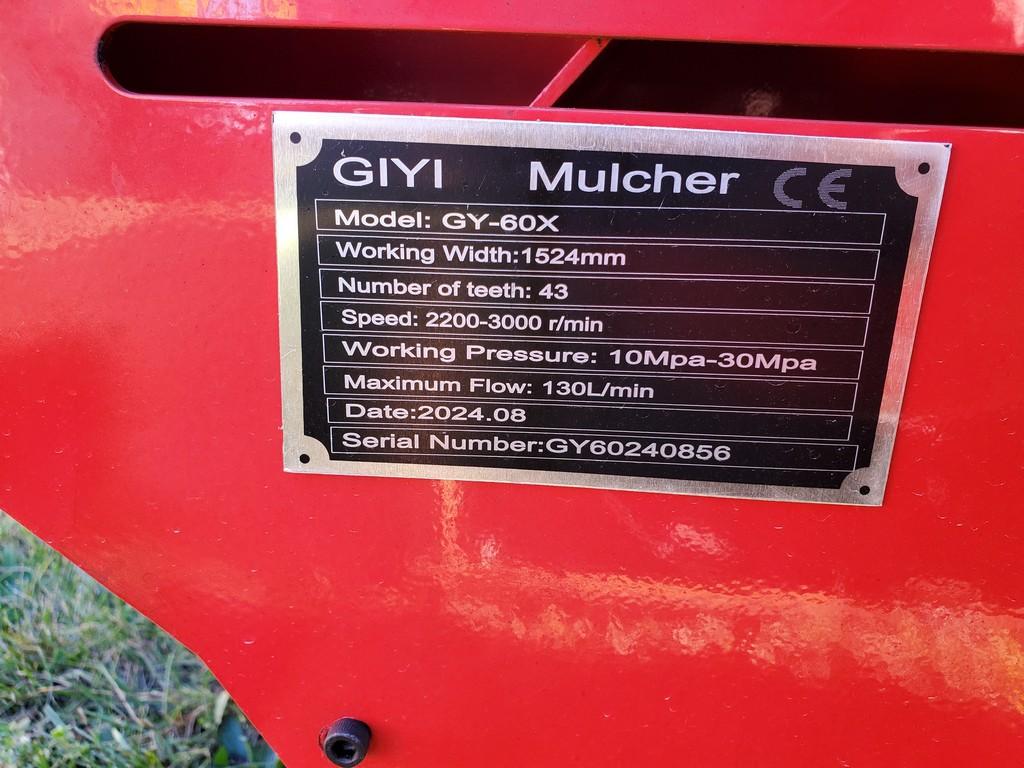 Giyi GY60X Drum Mulcher Head 'NEW'