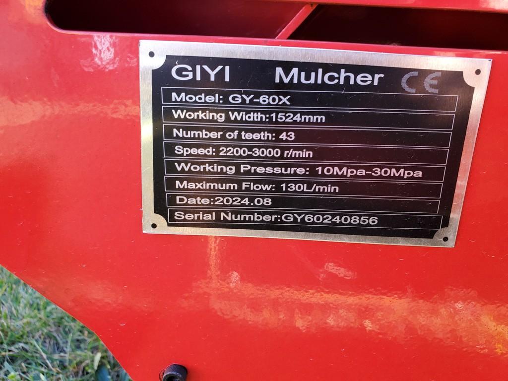 Giyi GY60X Drum Mulcher Head 'NEW'