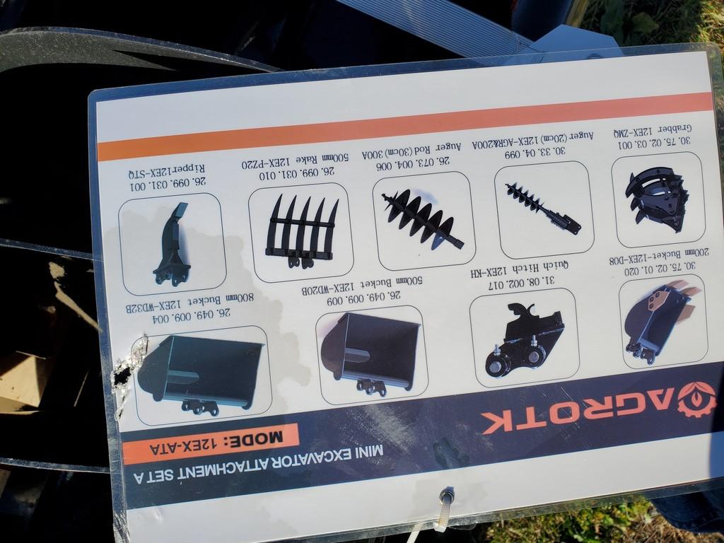 Agrotk 12EX-ATA Attachment Set 'NEW'