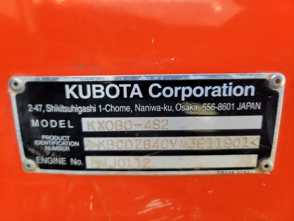 2021 Kubota KX080-4 Midi Excavator 'Ride & Drive'