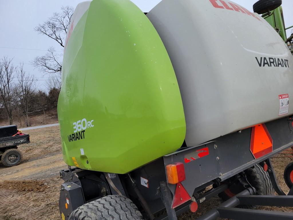 Claas Variant 360RC Round Baler 'Monitor in the Office, Manual in the Office, '