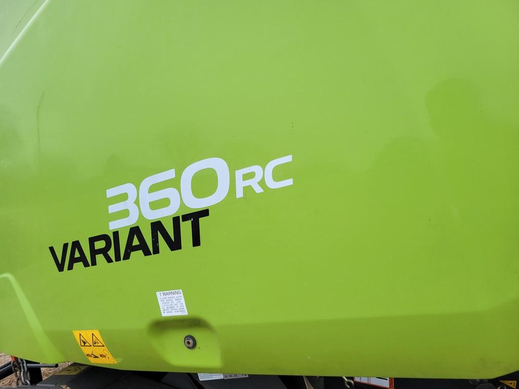 Claas Variant 360RC Round Baler 'Monitor in the Office, Manual in the Office, '