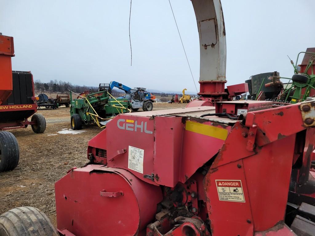 Gehl  1275 Forage Harvester 'Monitor in the Office'