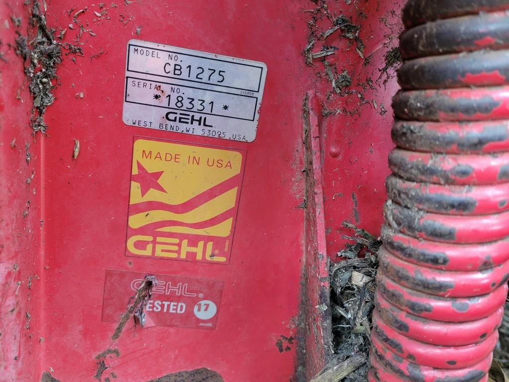 Gehl  1275 Forage Harvester 'Monitor in the Office'