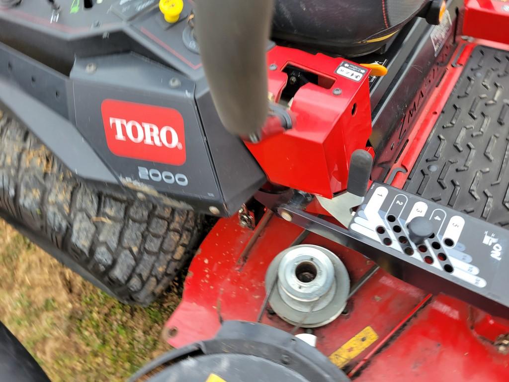 2021 Toro Z Master 2000 Zero Turn 'Ride & Drive'