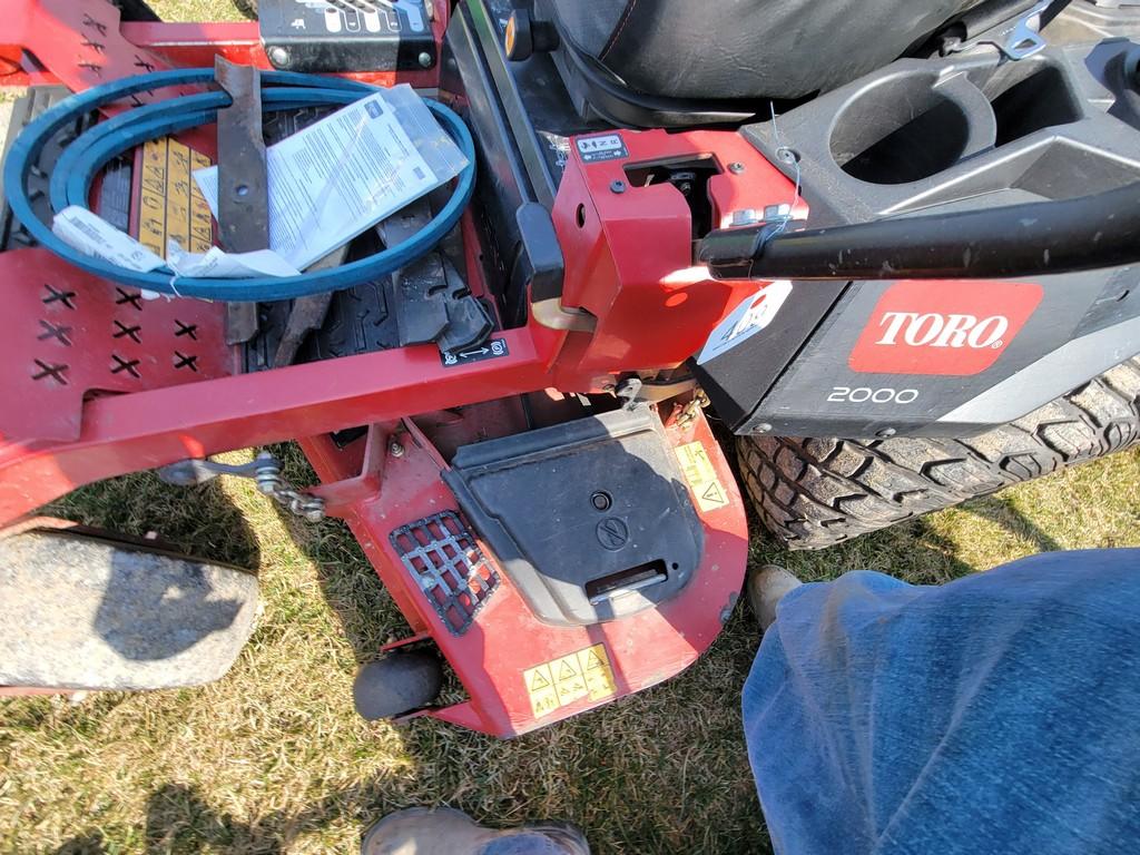2021 Toro 2000 Zero Turn 'Ride & Drive'