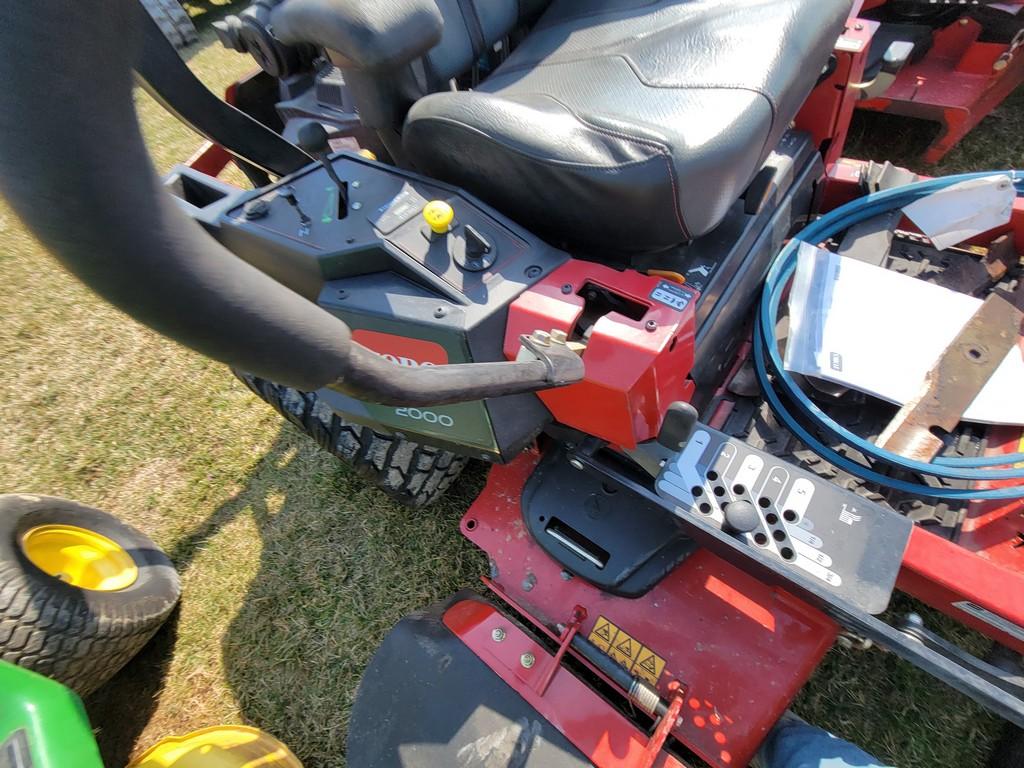 2021 Toro 2000 Zero Turn 'Ride & Drive'