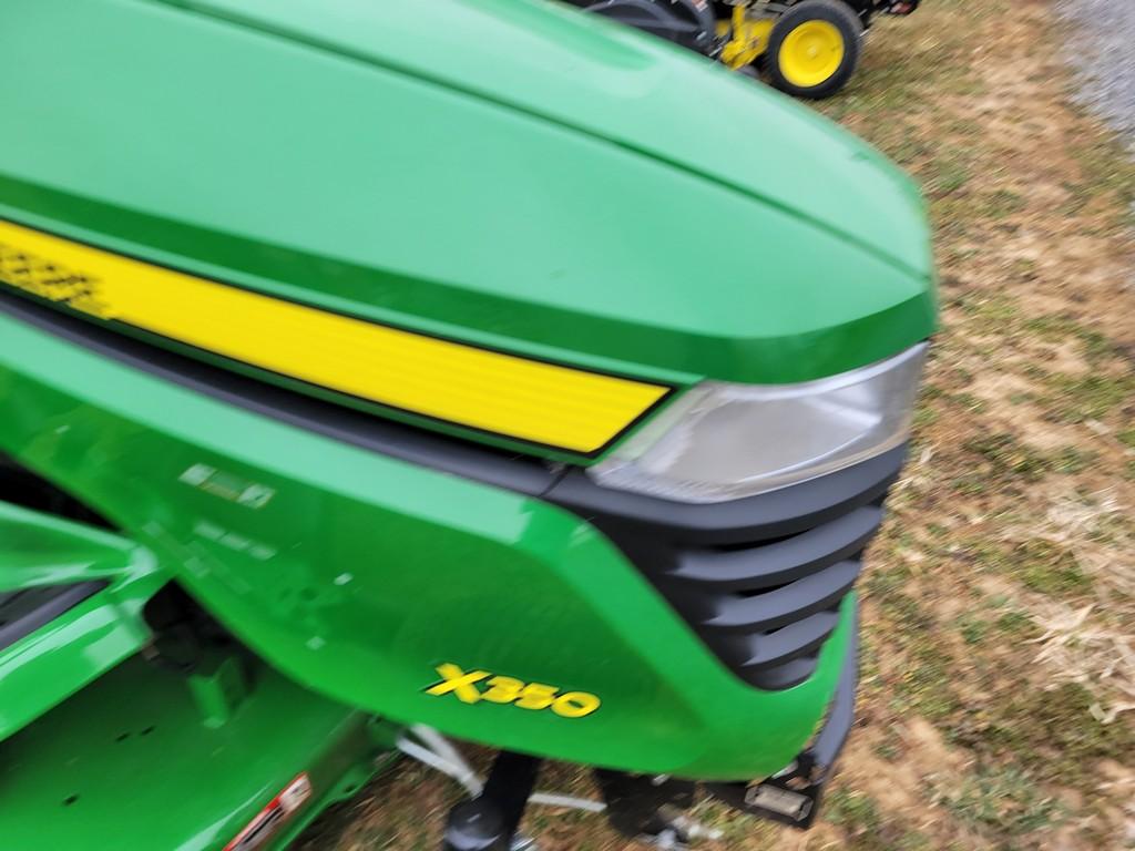 2022 John Deere X350 Riding Tractor 'Elite Ride & Drive'