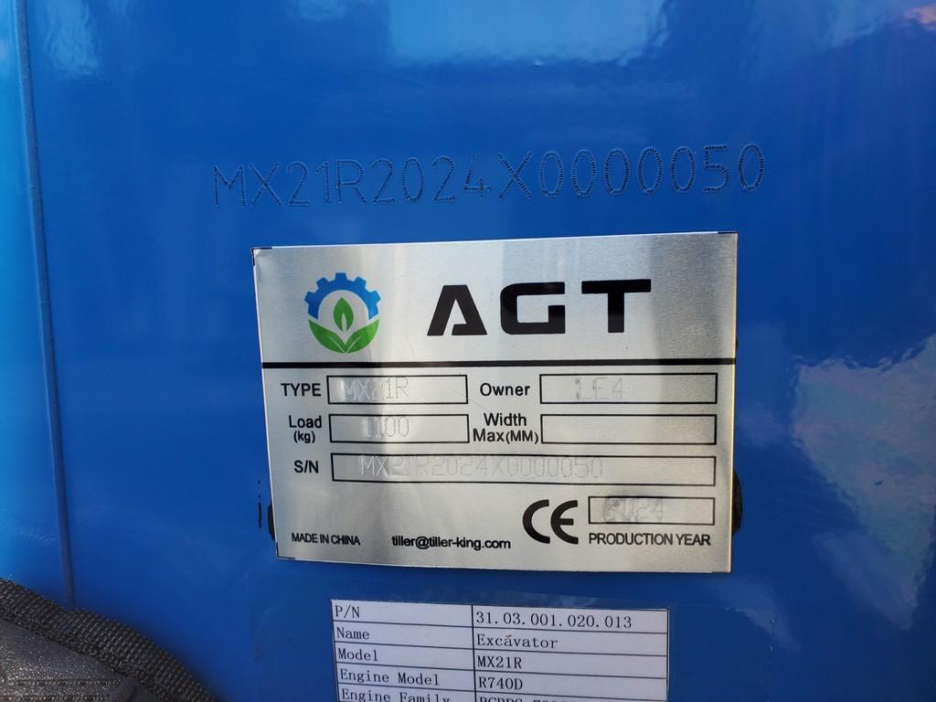 2024 Agrotk MX21R Mini Excavator 'NEW'