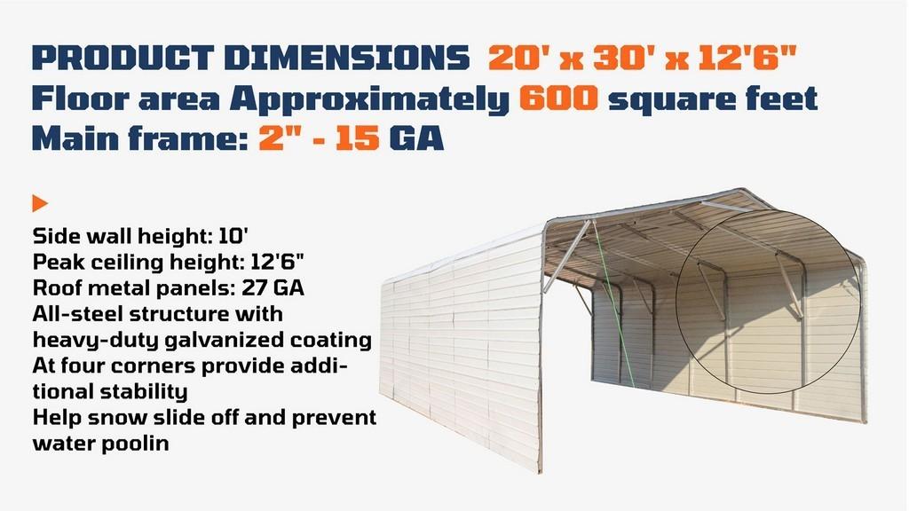 Valley Pioneer  Carport 'NEW'