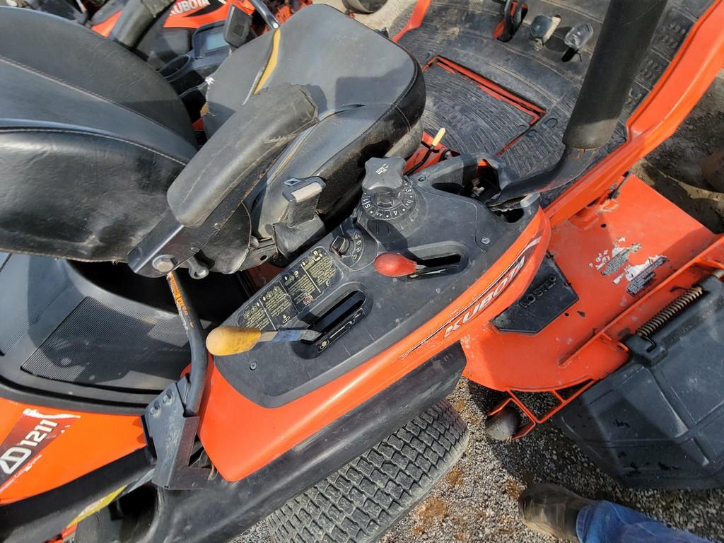 Kubota ZD1211 Zero Turn 'Ride & Drive'