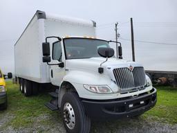 2020 International MV607A Box Truck 'Title in the Office'