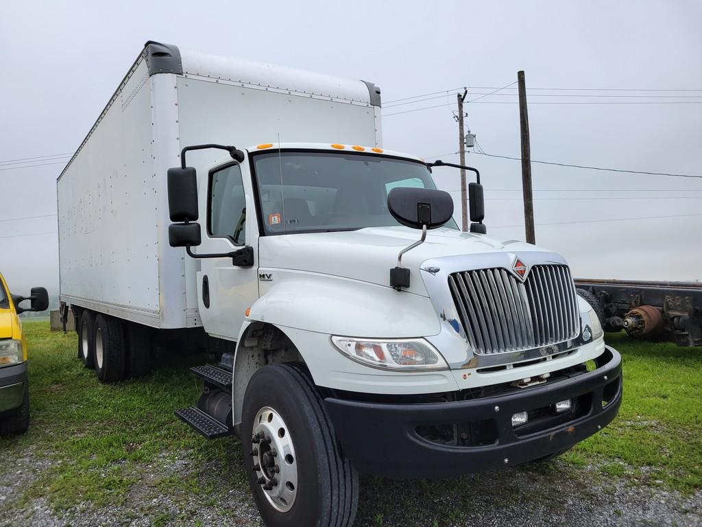 2020 International MV607A Box Truck 'Title in the Office'
