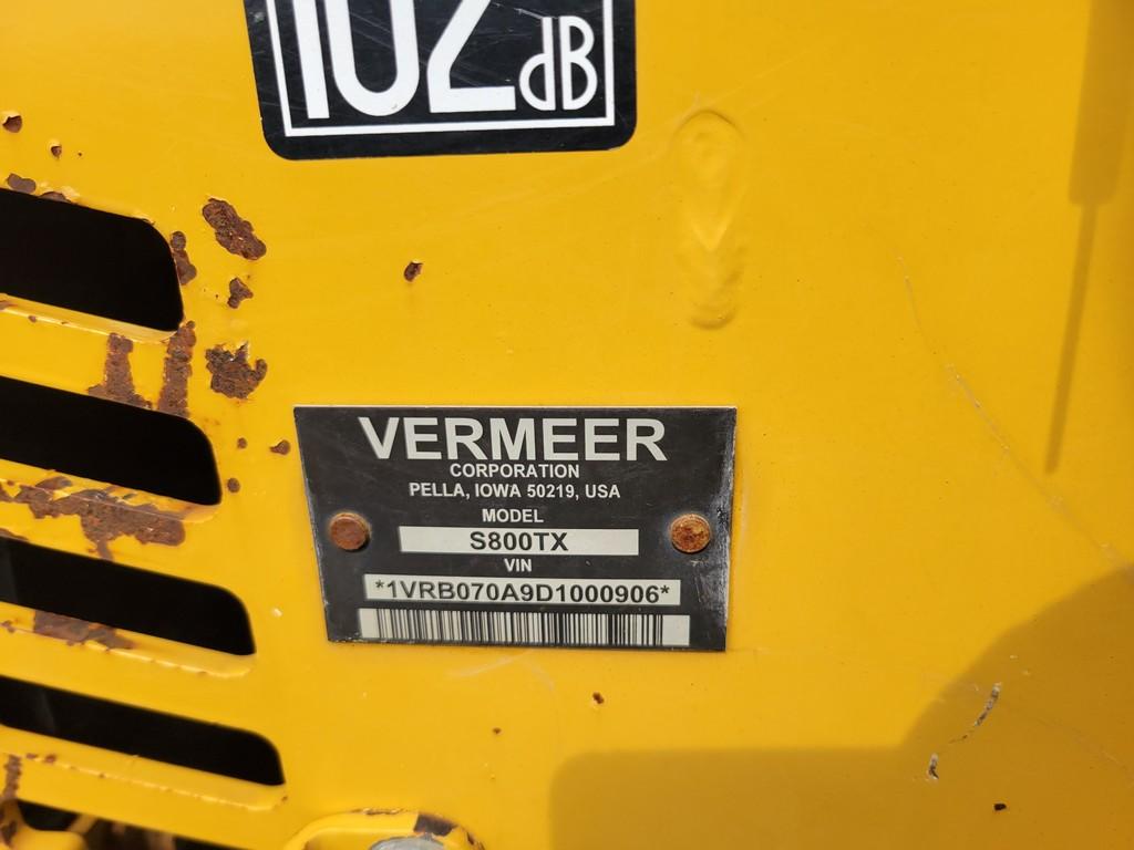 2013 Vermeer S800TX Mini Track Skid Steer 'Ride & Drive'