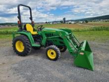 John Deere  3038E Compact Loader Tractor 'Runs and Operates'