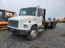 2002 Freightliner FL80 Flatbed Truck 'Title in the Office'