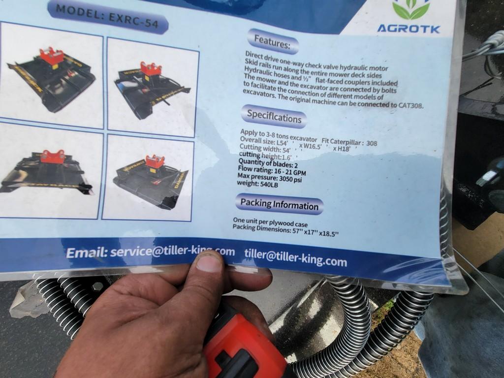 Agrotk EXRC54 Rotary Mower 'NEW'