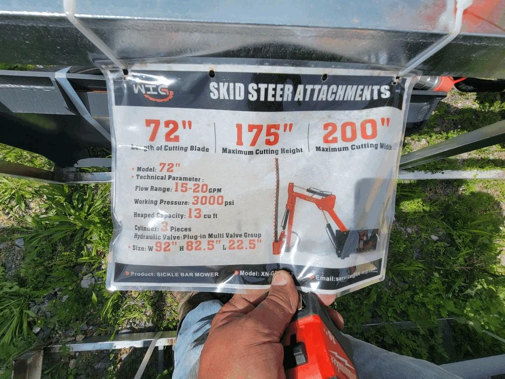 WIG GG02-72 Sickle Bar Mower 'NEW'