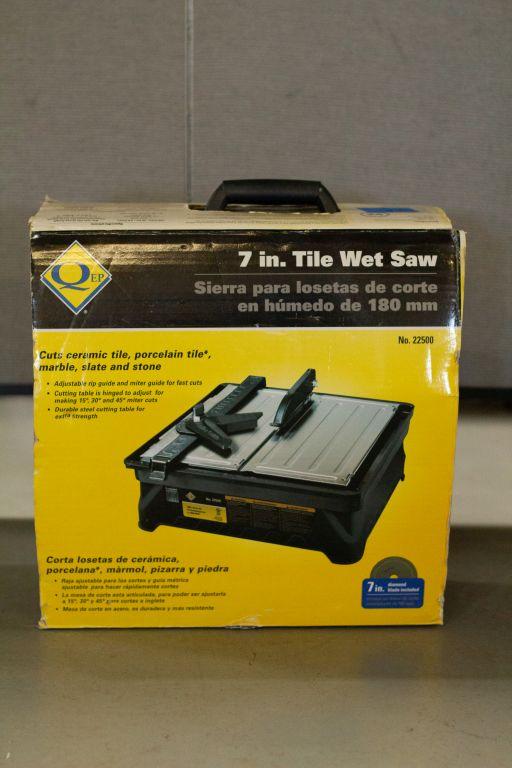 Qep 7" Tile Wet Saw