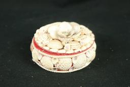 Shell Trinket Box & Contents
