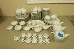 Fukagawa China Set with Luncheon and Ash Trays (Pattern #713)