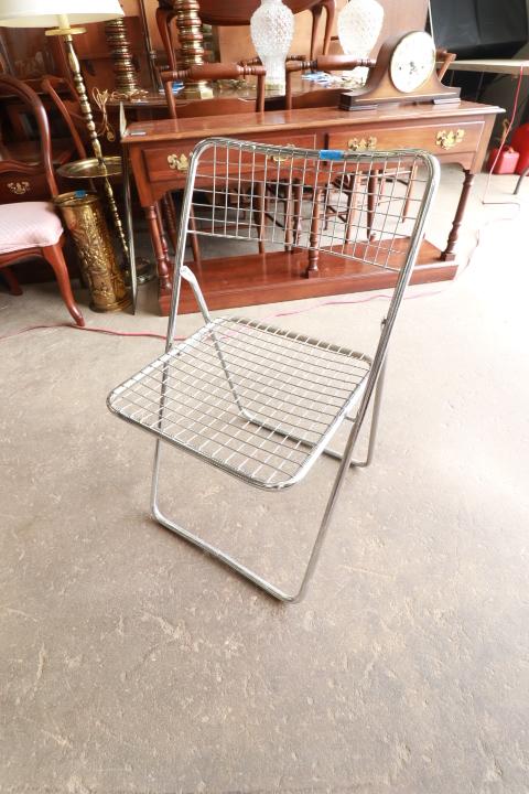 Chrome Folding Chair