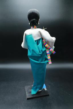 Silk Asian Doll on Stand