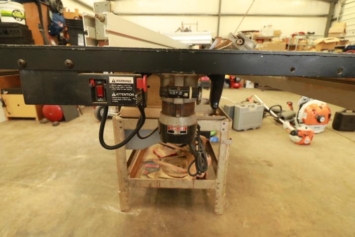 Craftsman 100 Table Saw with Extension & Routing Table