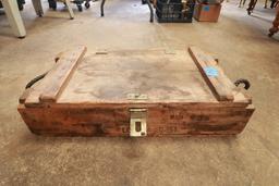 Wooden Military Crate