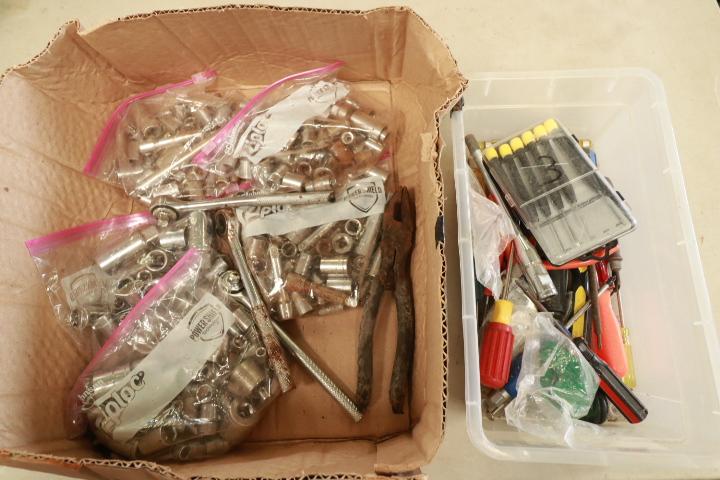 Box of Assorted Tools