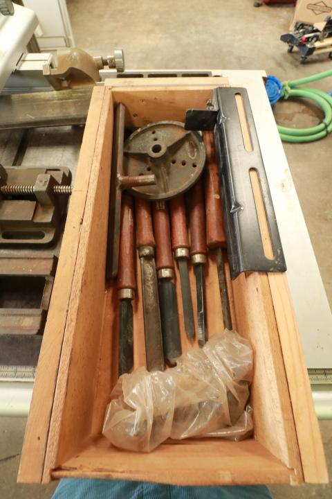 Craftsman Lathe with Tools