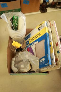 Box of Painting Supplies