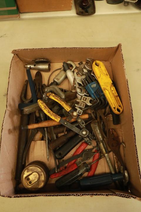 Box of Assorted Tools