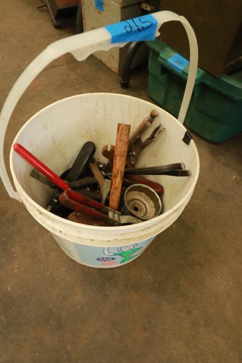 Bucket of Assorted Tools