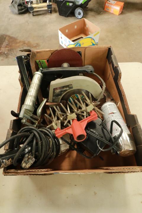 Box of Assorted Tools