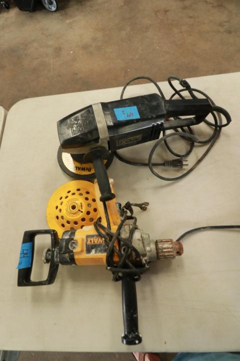 Craftsman Sander/Grinder & Dewalt Reversing Drill