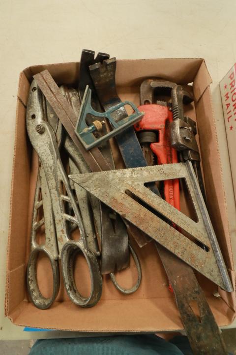 Box of Assorted Tools