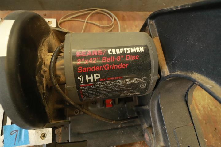 Craftsman 2" x 42" Belt 8" Disc Sander/Grinder