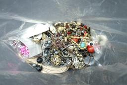 Assorted Costume Jewelry Parts