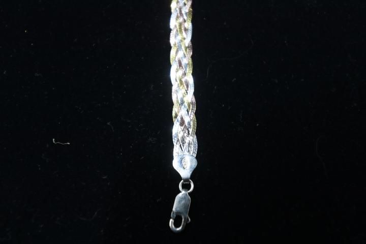 Sterling Silver Woven Bracelet