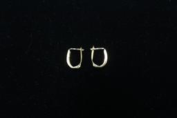 Pair of 10k Yellow Gold Earrings