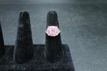 Sterling Silver Ring with CZ's