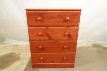 4 Drawer Pine Chest