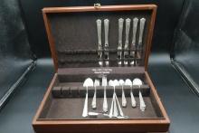 Service For 6 Fine Arts Sterling Silver Flatware " Processional " Pattern