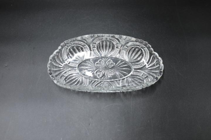 Victorian Pressed Glass Tray