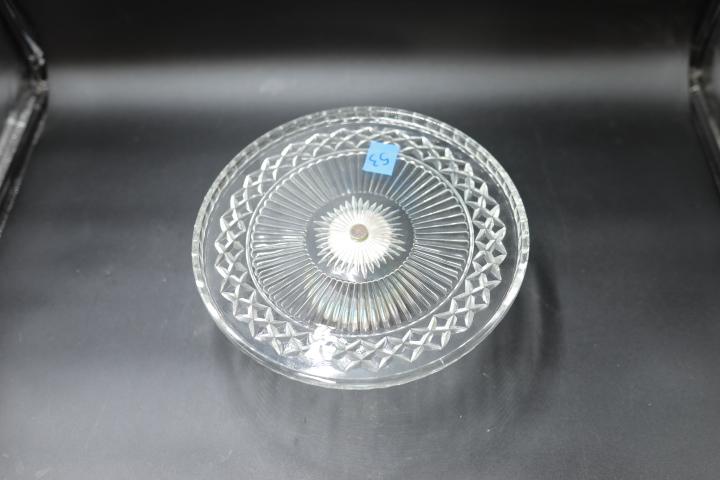 Cake Stand with Silver Plated Pedestal
