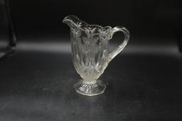 Victorian Pressed Glass Pitcher
