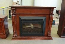 Electric Cherry Fireplace