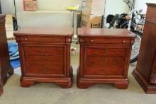 2 Mahogany Night Stands