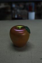 Grant Randall Studios Glass Apple Paper Weight
